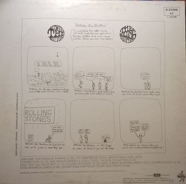 The Rolling Stones : Between The Buttons (LP, Album, RE)