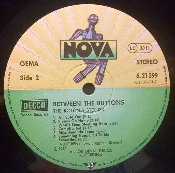 The Rolling Stones : Between The Buttons (LP, Album, RE)