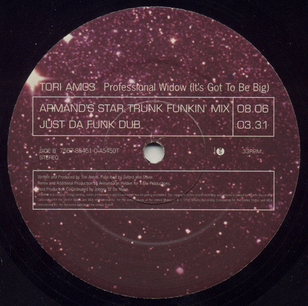 Tori Amos : Professional Widow (It's Got To Be Big) (12")