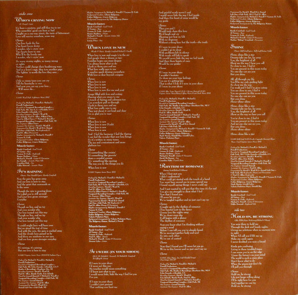 Randy Crawford : Through The Eyes Of Love (LP, Album)