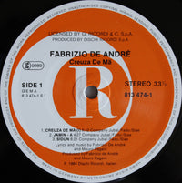 Fabrizio De André : Creuza De Mä (LP, Album)