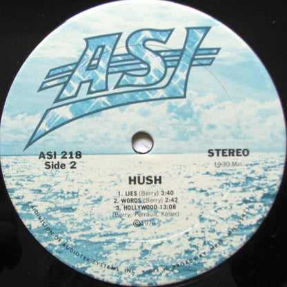 Hush (8) : Hush (LP, Album)