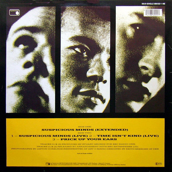Fine Young Cannibals : Suspicious Minds (12", Maxi)