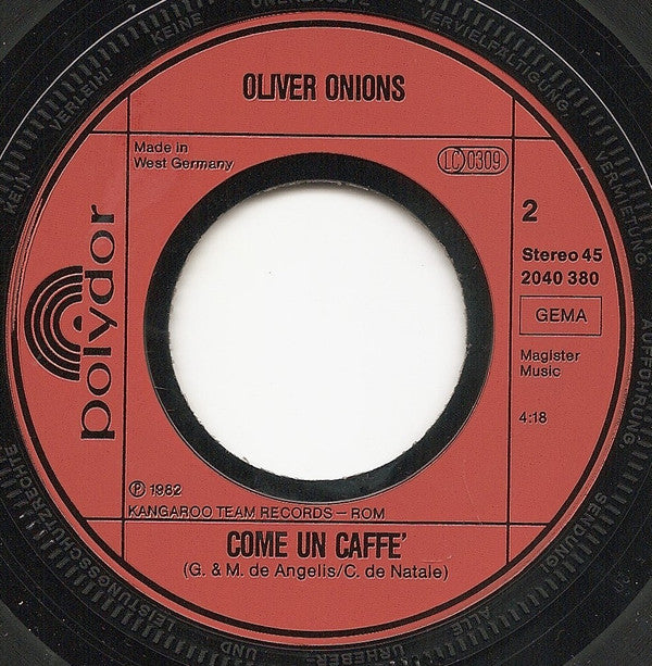 Oliver Onions : Piccola Bambola (7", Single)