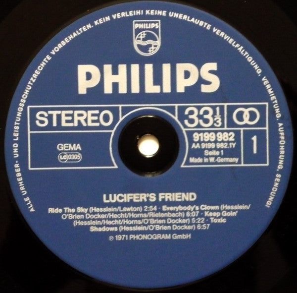 Lucifer's Friend : Lucifer's Friend - 2 Original LP's (LP, Album + LP, Album + Comp)