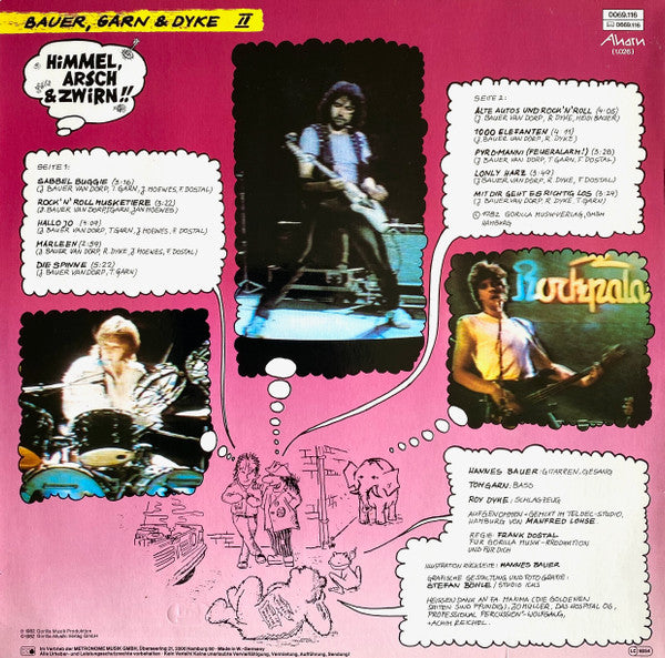 Bauer, Garn & Dyke : Himmel, Arsch & Zwirn!! (LP, Album)