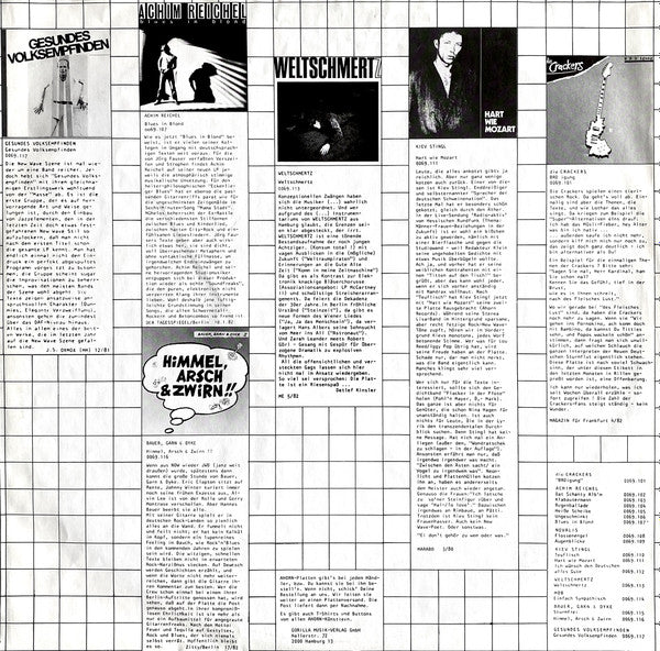 Bauer, Garn & Dyke : Himmel, Arsch & Zwirn!! (LP, Album)