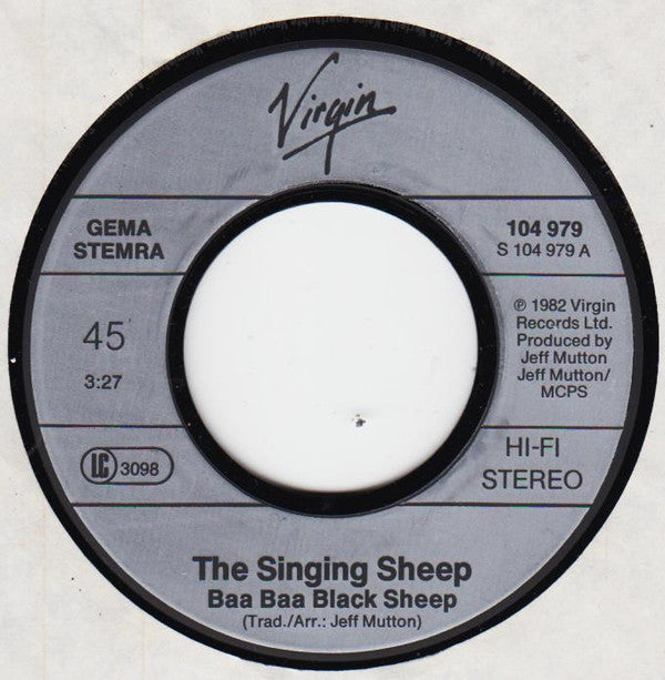 The Singing Sheep : Baa-Baa Black Sheep (7", Single)
