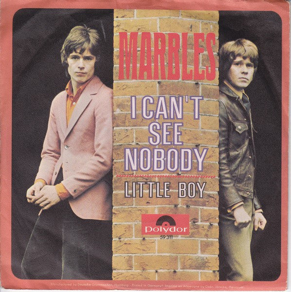 Marbles (3) : I Can't See Nobody (7", Single, Mono)