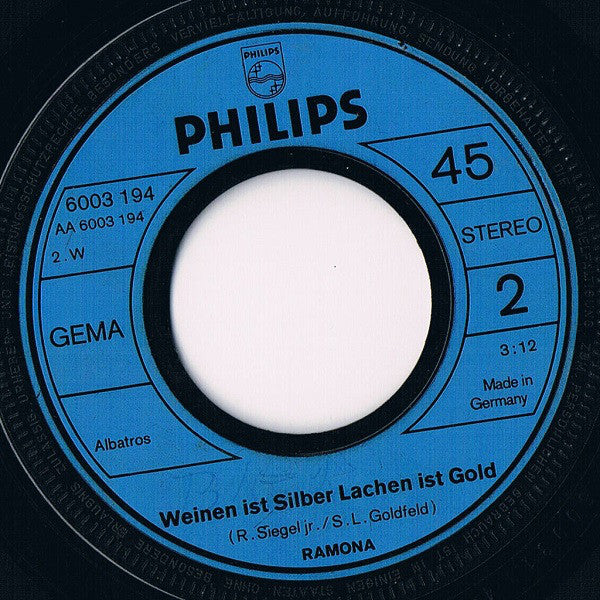 Ramona* : Lieber Dich Und Kein Geld (7", Single)