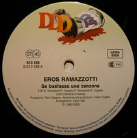 Eros Ramazzotti : Se Bastasse Una Canzone (12", Maxi)
