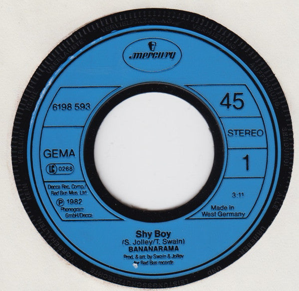 Bananarama : Shy Boy (7", Single)
