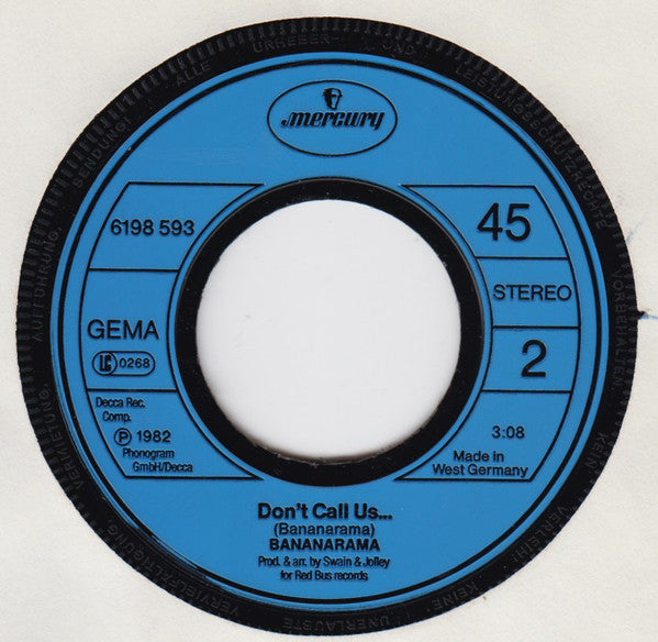 Bananarama : Shy Boy (7", Single)