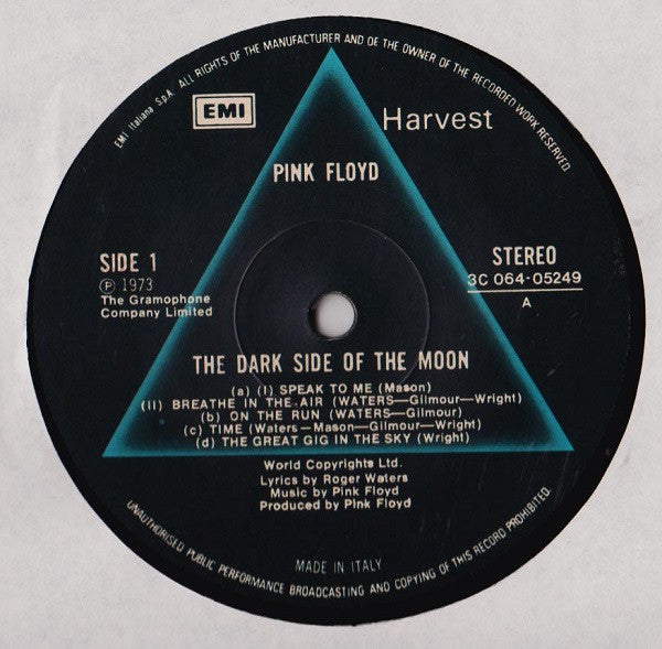 Pink Floyd : The Dark Side Of The Moon (LP, Album, RE, Gat)