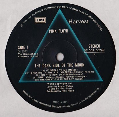 Pink Floyd : The Dark Side Of The Moon (LP, Album, RE, Gat)