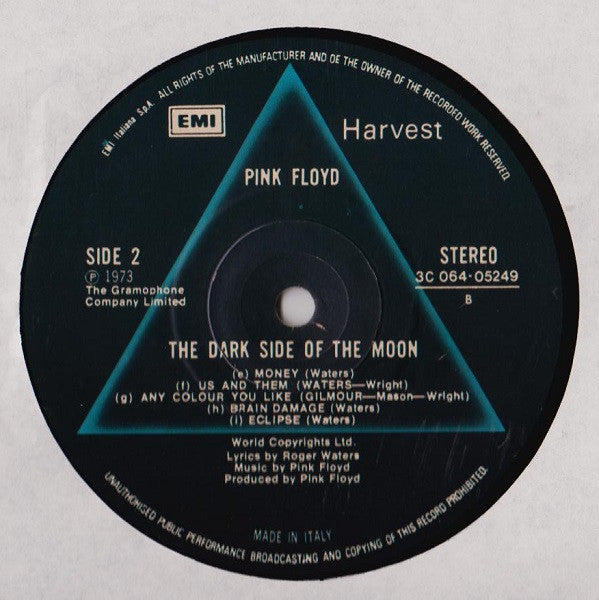 Pink Floyd : The Dark Side Of The Moon (LP, Album, RE, Gat)