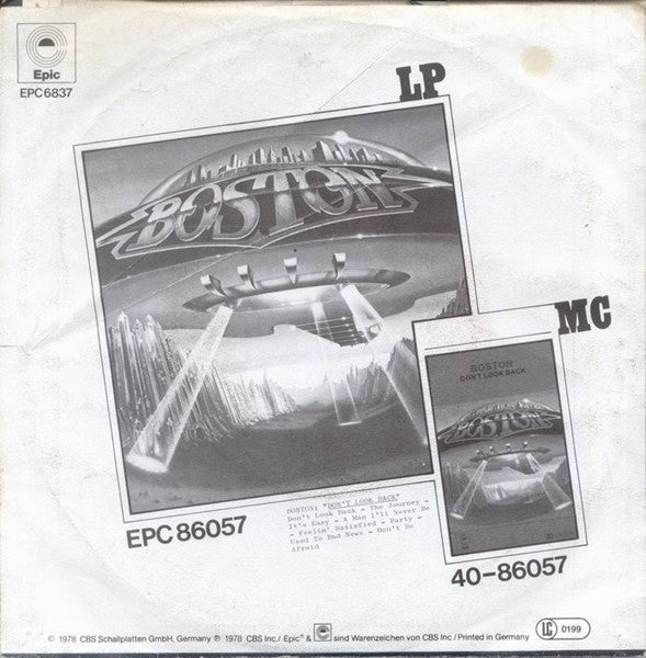 Boston : A Man I'll Never Be (7", Single)