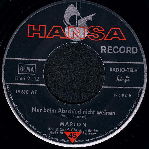 Marion* : Klopf Auf Holz (7", Single)