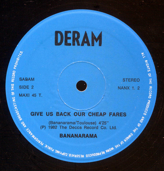 Bananarama & Fun Boy Three : Really Saying Something (12", Single)