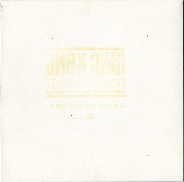 King Køng : The Complete Mahaze Vol. 1 (7", EP, Ltd, Num)