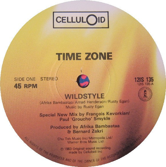 Time Zone : Wildstyle (Special New Mix) (12", Yel)
