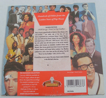 Gloria Gaynor : I Will Survive / Never Can Say Goodbye (7", Single, RE, Pic)