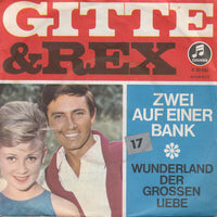 Gitte* & Rex* : Zwei Auf Einer Bank (7", Single, Mono)