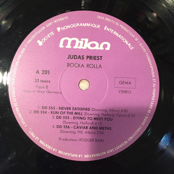 Judas Priest : Rocka Rolla (LP, Album, RE)