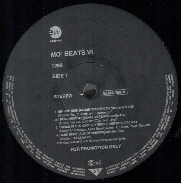 Various : Mo' Beats VI (2xLP, Comp, Promo)