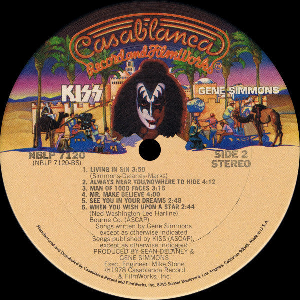 Kiss, Gene Simmons : Gene Simmons (LP, Album, San)