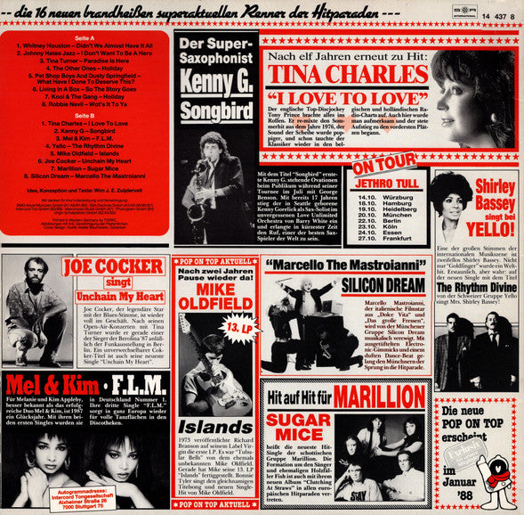 Various : Pop On Top 4/87 (LP, Comp)