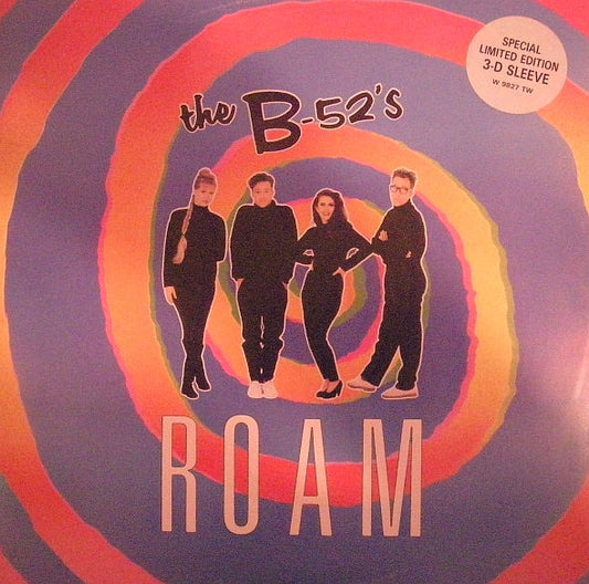 The B-52's : Roam (12", Single, Ltd, 3D )