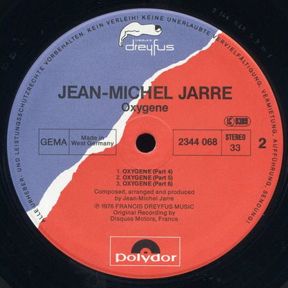 Jean-Michel Jarre : Oxygene (LP, Album, RE)