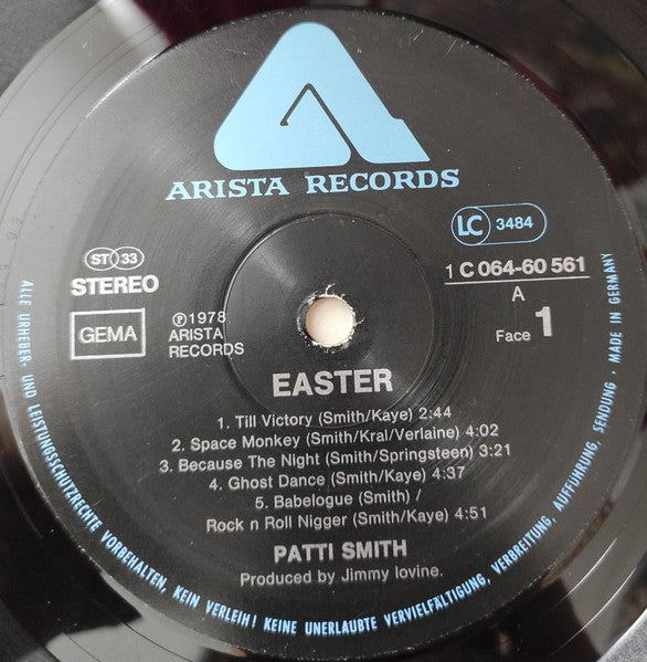 Patti Smith Group : Easter (LP, Album)
