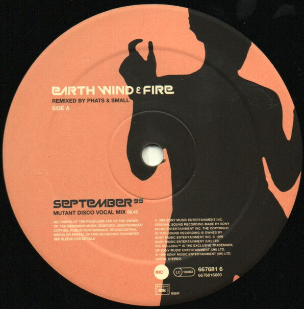 Earth, Wind & Fire : September 99 (Phats & Small Remix) (12")