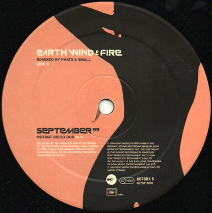 Earth, Wind & Fire : September 99 (Phats & Small Remix) (12")