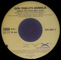 Don Pablo's Animals : Venus (The Piano Mix) (7", Single)