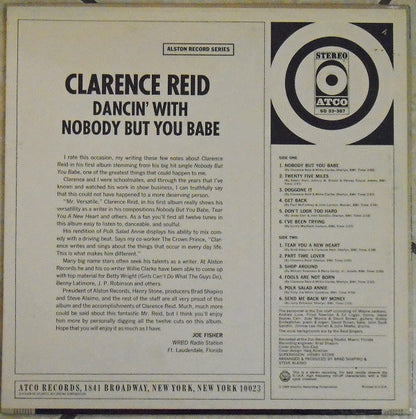 Clarence Reid : Dancin' With Nobody But You Babe (LP, Album, Ter)