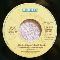 Manfred Mann's Earth Band : Father Of Day, Father Of Night / Solar Fire Two (7", Single, RP)