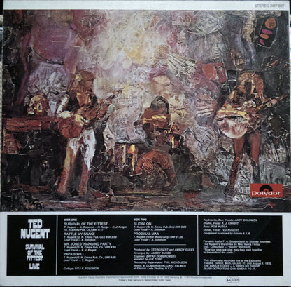 Ted Nugent : Survival Of The Fittest - Live (LP, Album, RE)
