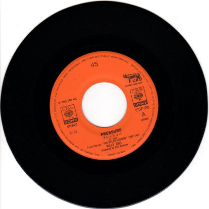 Billy Joel : Pressure (7", Single)