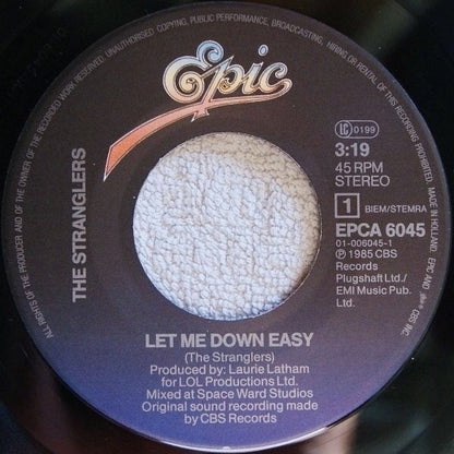 The Stranglers : Let Me Down Easy (7", Single)