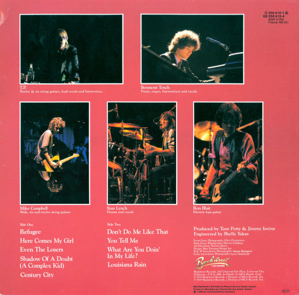 Tom Petty And The Heartbreakers : Damn The Torpedoes (LP, Album, RE)