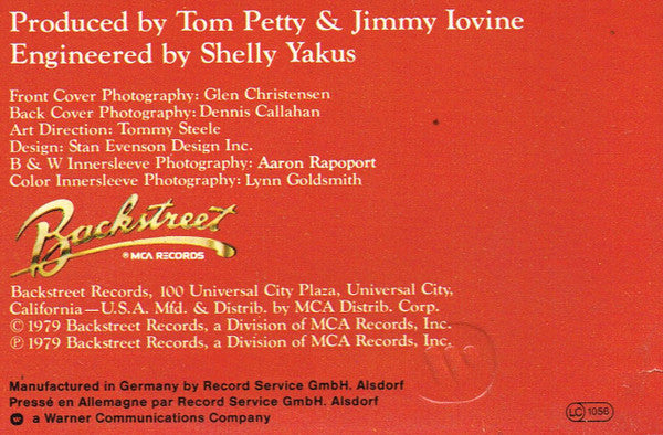 Tom Petty And The Heartbreakers : Damn The Torpedoes (LP, Album, RE)