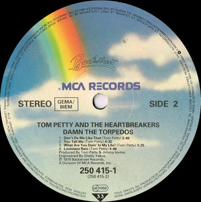Tom Petty And The Heartbreakers : Damn The Torpedoes (LP, Album, RE)