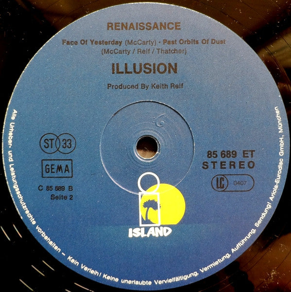Renaissance (4) : Illusion (LP, Album, RE, RP)