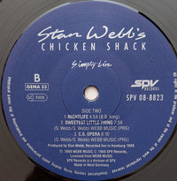 Stan Webb's Chicken Shack : Simply Live (LP, Album)