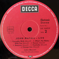 John Mayall : John Mayall Live (LP, Album, RE)