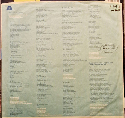 Rickie Lee Jones : The Magazine (LP, Album)