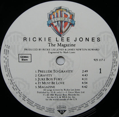 Rickie Lee Jones : The Magazine (LP, Album)